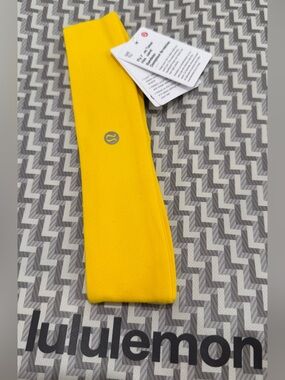 Lululemon Fly Away Tamer Headband - Yellow